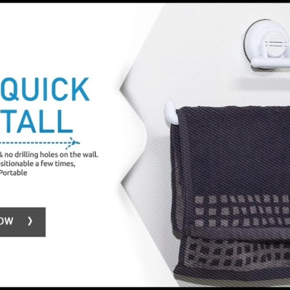 Non Drilling Paper Towel Holder Wall Mount
